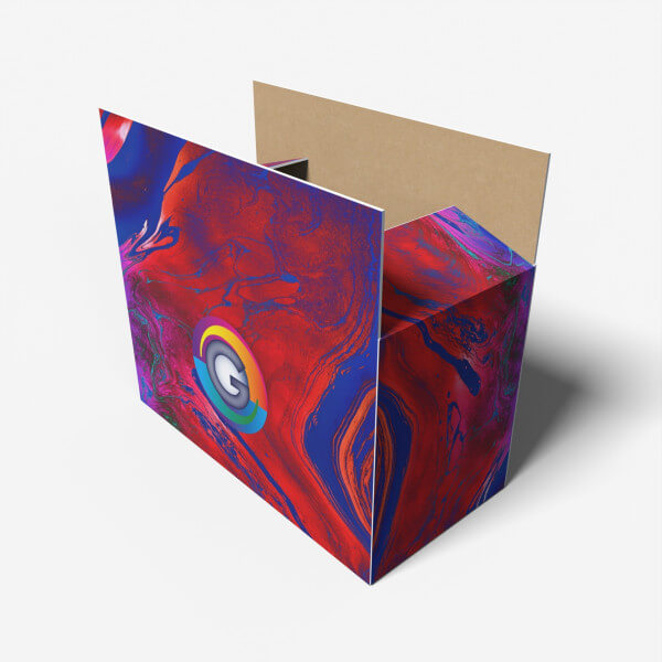 Custom corrugated slotted box